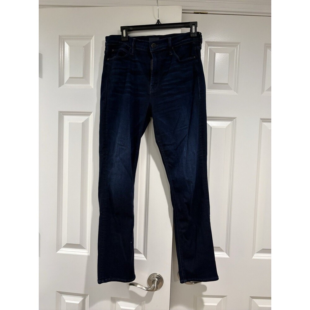 Mother the Mid Rise Dazzler Women's Ankle Jeans Size 31, Blue Dark Wash Denim - Picture 4 of 11